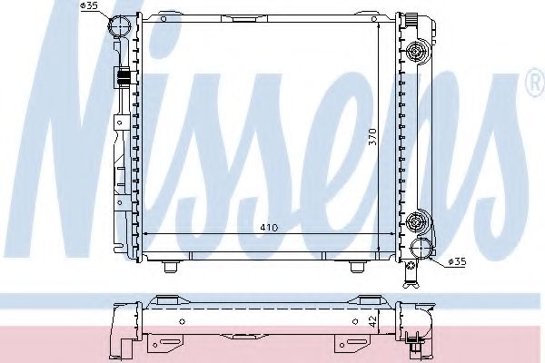 Imagine Radiator, racire motor NISSENS 62650