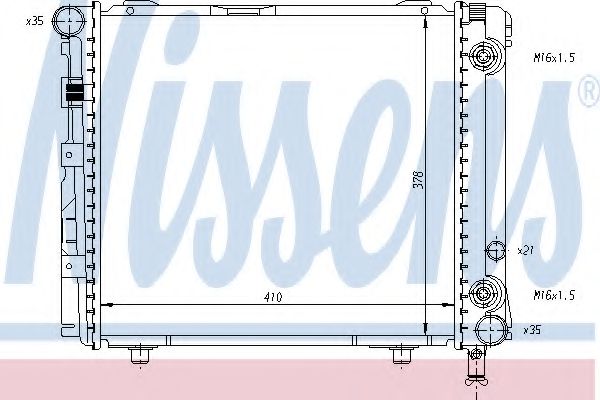 Imagine Radiator, racire motor NISSENS 62659