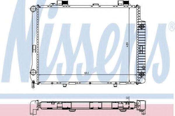 Imagine Radiator, racire motor NISSENS 62666A