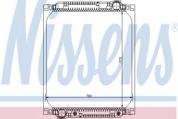 Imagine Radiator, racire motor NISSENS 62676