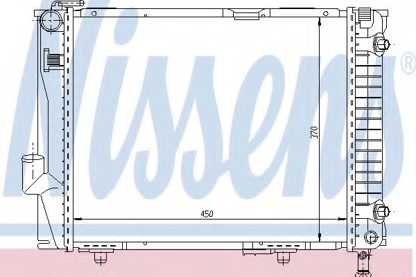 Imagine Radiator, racire motor NISSENS 62711