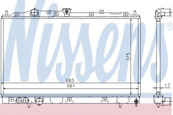 Imagine Radiator, racire motor NISSENS 628591