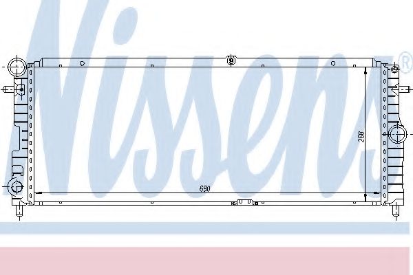 Imagine Radiator, racire motor NISSENS 63044