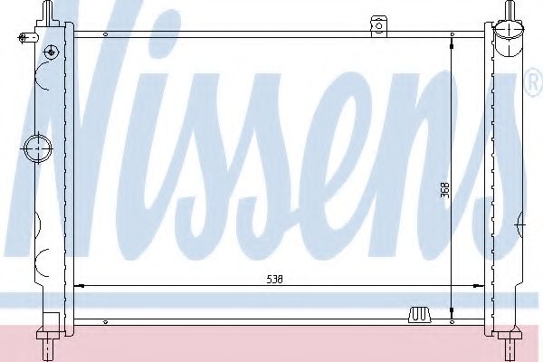 Imagine Radiator, racire motor NISSENS 63059