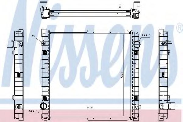 Imagine Radiator, racire motor NISSENS 63333