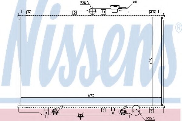 Imagine Radiator, racire motor NISSENS 63346