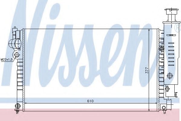 Imagine Radiator, racire motor NISSENS 63527