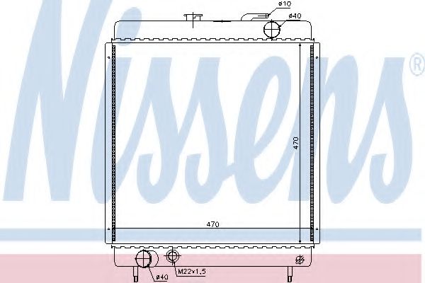 Imagine Radiator, racire motor NISSENS 63562