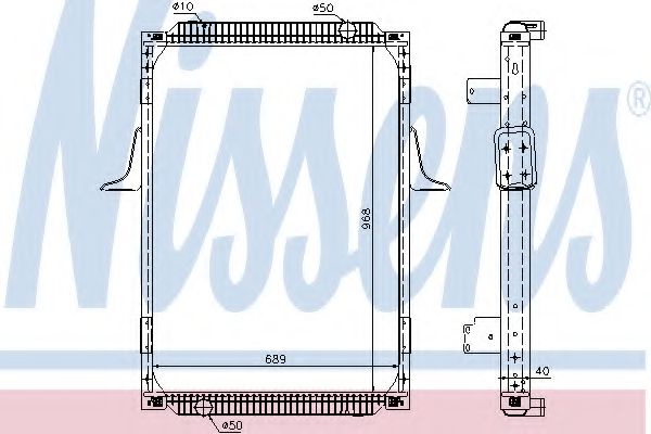 Imagine Radiator, racire motor NISSENS 63787A