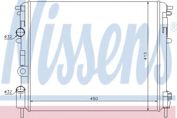 Imagine Radiator, racire motor NISSENS 63809