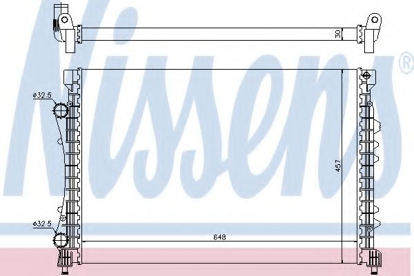 Imagine Radiator, racire motor NISSENS 63815