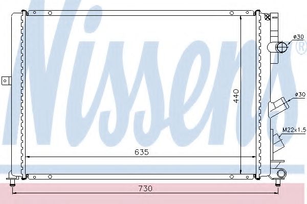 Imagine Radiator, racire motor NISSENS 63841