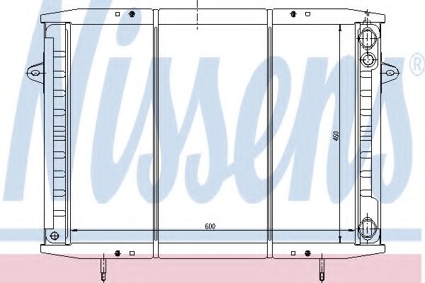 Imagine Radiator, racire motor NISSENS 63952