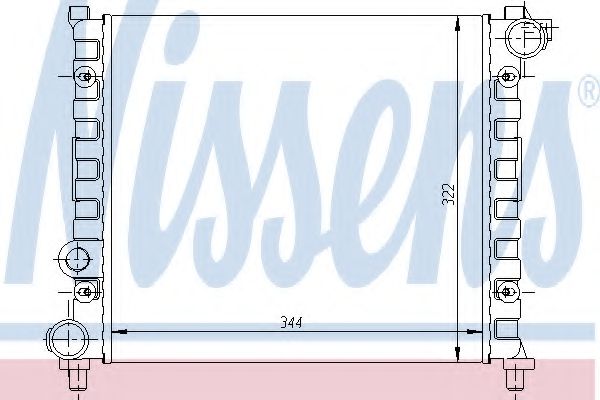 Imagine Radiator, racire motor NISSENS 64003