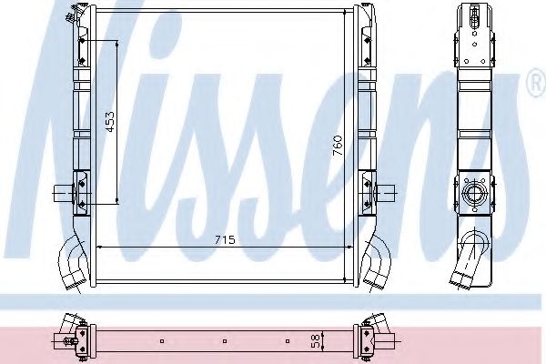 Imagine Radiator, racire motor NISSENS 64070