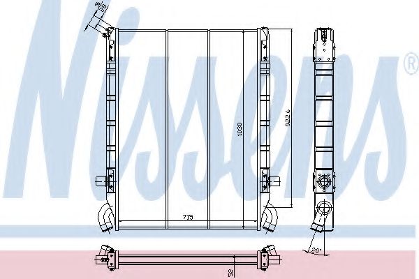 Imagine Radiator, racire motor NISSENS 64071