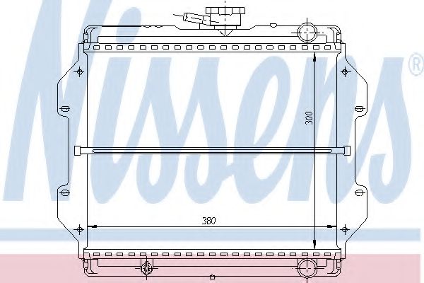 Imagine Radiator, racire motor NISSENS 64082