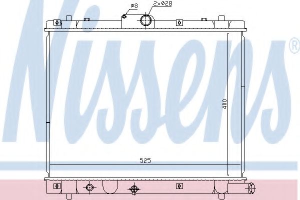 Imagine Radiator, racire motor NISSENS 641759