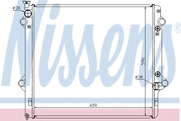 Imagine Radiator, racire motor NISSENS 646806