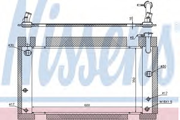 Imagine Radiator, racire motor NISSENS 646809