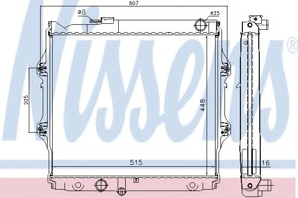 Imagine Radiator, racire motor NISSENS 646914