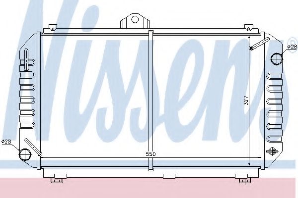 Imagine Radiator, racire motor NISSENS 64707