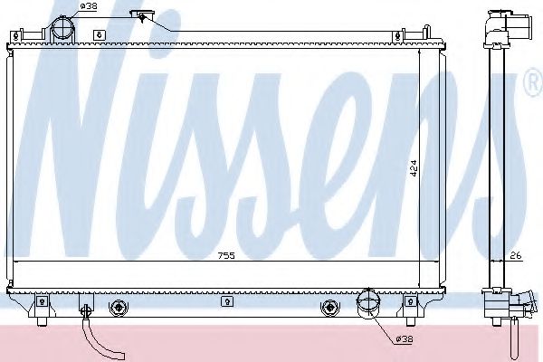 Imagine Radiator, racire motor NISSENS 64764