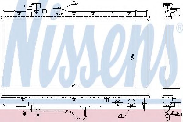 Imagine Radiator, racire motor NISSENS 647771