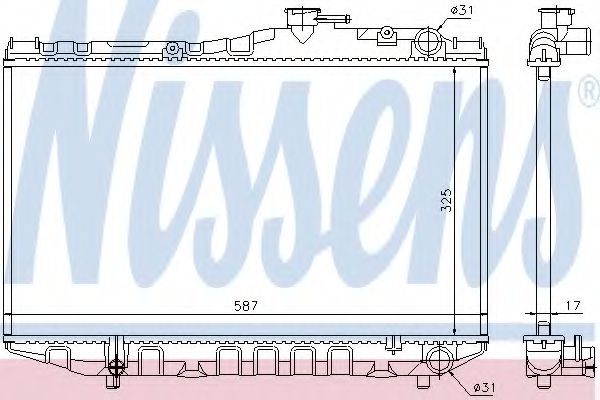 Imagine Radiator, racire motor NISSENS 64830