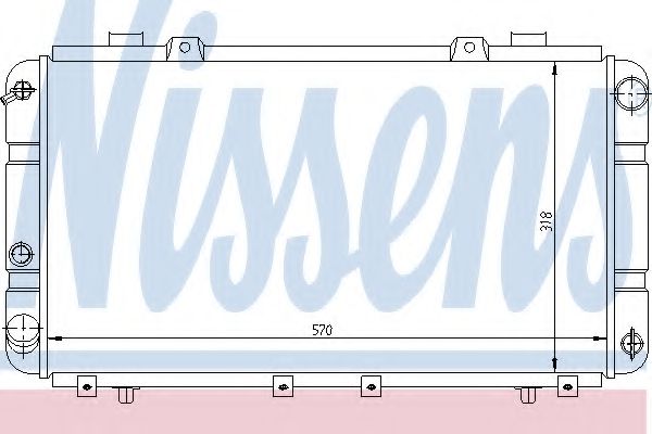 Imagine Radiator, racire motor NISSENS 64833