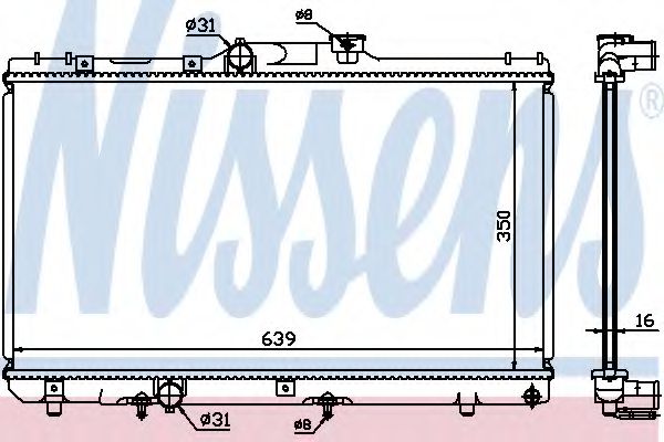 Imagine Radiator, racire motor NISSENS 648681