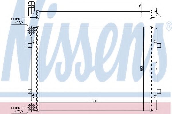 Imagine Radiator, racire motor NISSENS 65014