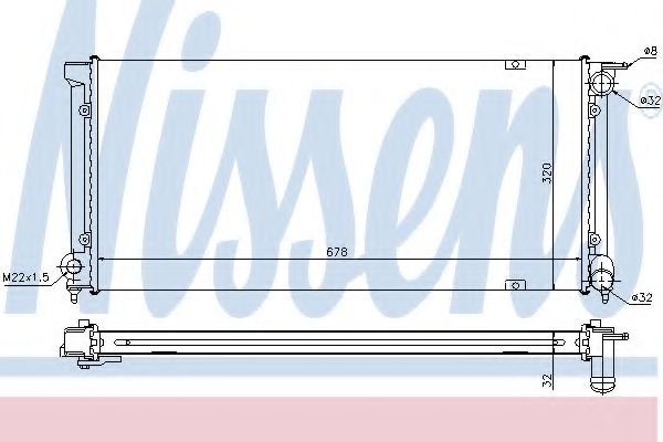 Imagine Radiator, racire motor NISSENS 652621