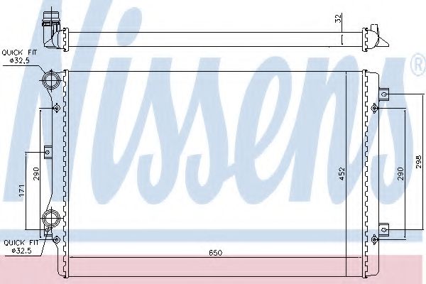 Imagine Radiator, racire motor NISSENS 65279A