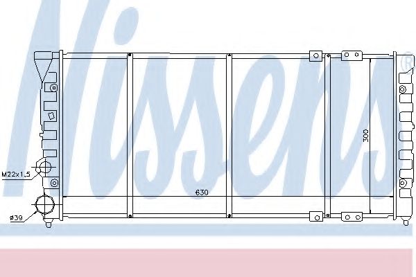 Imagine Radiator, racire motor NISSENS 65286