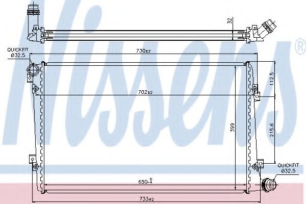 Imagine Radiator, racire motor NISSENS 65292