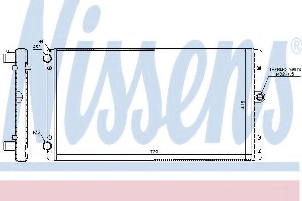 Imagine Radiator, racire motor NISSENS 65301