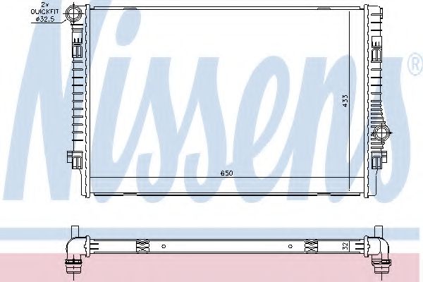 Imagine Radiator, racire motor NISSENS 65302