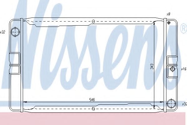 Imagine Radiator, racire motor NISSENS 65440