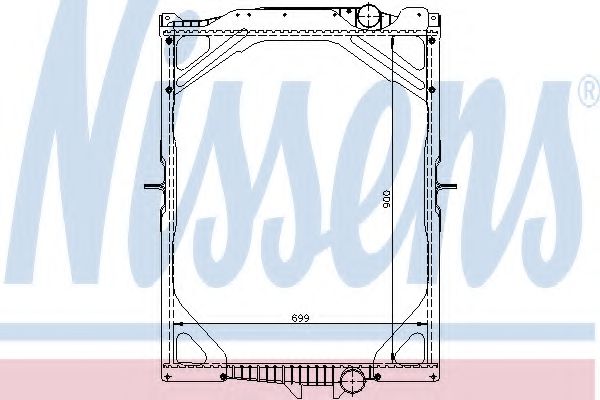 Imagine Radiator, racire motor NISSENS 65463A