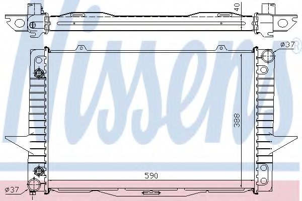 Imagine Radiator, racire motor NISSENS 65535A