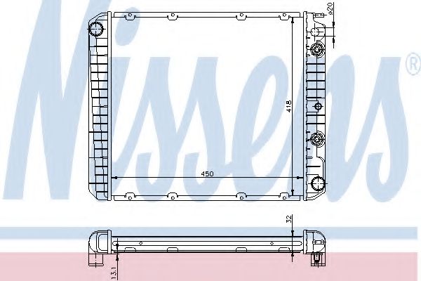 Imagine Radiator, racire motor NISSENS 65544A