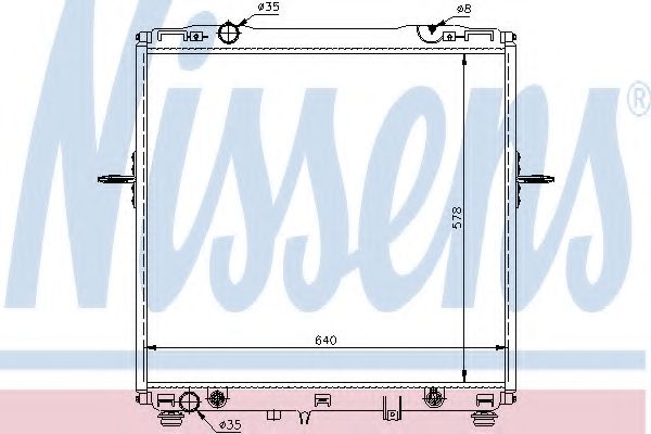 Imagine Radiator, racire motor NISSENS 66659