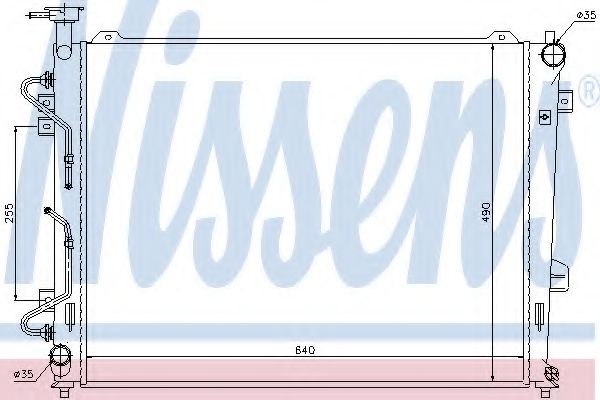 Imagine Radiator, racire motor NISSENS 66685