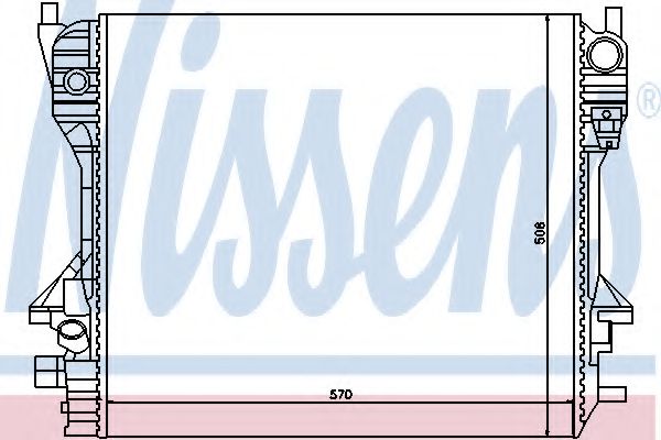 Imagine Radiator, racire motor NISSENS 66706