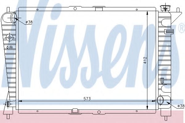 Imagine Radiator, racire motor NISSENS 67002