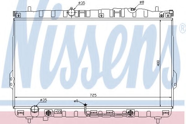 Imagine Radiator, racire motor NISSENS 67033