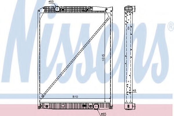 Imagine Radiator, racire motor NISSENS 67189