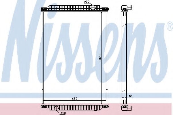 Imagine Radiator, racire motor NISSENS 67196