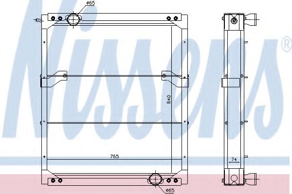 Imagine Radiator, racire motor NISSENS 6719603